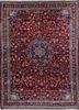 aalam red and orange wool hand knotted Rug - HeadShot aalam red and orange wool hand knotted Rug - HeadShot