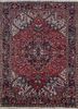 aalam red and orange wool hand knotted Rug - HeadShot aalam red and orange wool hand knotted Rug - HeadShot
