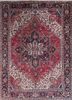 aalam red and orange wool hand knotted Rug - HeadShot aalam red and orange wool hand knotted Rug - HeadShot