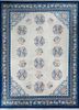 pechino blue wool hand knotted Rug - HeadShot pechino blue wool hand knotted Rug - HeadShot