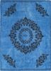 lacuna blue wool hand knotted Rug - HeadShot lacuna blue wool hand knotted Rug - HeadShot