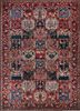 aalam red and orange wool hand knotted Rug - HeadShot aalam red and orange wool hand knotted Rug - HeadShot
