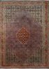 aalam red and orange wool hand knotted Rug - HeadShot aalam red and orange wool hand knotted Rug - HeadShot
