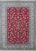 aalam red and orange wool hand knotted Rug - HeadShot aalam red and orange wool hand knotted Rug - HeadShot