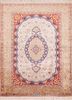 gulmarg pink and purple silk hand knotted Rug - HeadShot gulmarg pink and purple silk hand knotted Rug - HeadShot