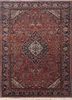 aalam red and orange wool hand knotted Rug - HeadShot aalam red and orange wool hand knotted Rug - HeadShot