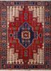 nuray red and orange wool hand knotted Rug - HeadShot nuray red and orange wool hand knotted Rug - HeadShot