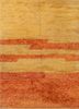 zuri red and orange wool hand knotted Rug - HeadShot zuri red and orange wool hand knotted Rug - HeadShot