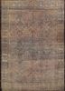 nuray beige and brown wool hand knotted Rug - HeadShot