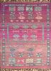 nuray pink and purple wool hand knotted Rug - HeadShot nuray pink and purple wool hand knotted Rug - HeadShot