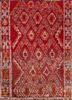 nuray red and orange wool hand knotted Rug - HeadShot nuray red and orange wool hand knotted Rug - HeadShot