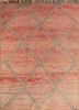nuray red and orange wool hand knotted Rug - HeadShot nuray red and orange wool hand knotted Rug - HeadShot