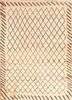 nuray beige and brown wool hand knotted Rug - HeadShot