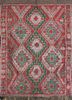 nuray red and orange wool hand knotted Rug - HeadShot nuray red and orange wool hand knotted Rug - HeadShot