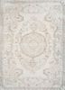 vintage ivory wool hand knotted Rug - HeadShot vintage ivory wool hand knotted Rug - HeadShot