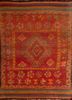 nuray red and orange wool hand knotted Rug - HeadShot nuray red and orange wool hand knotted Rug - HeadShot
