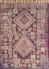 nuray pink and purple wool hand knotted Rug - HeadShot nuray pink and purple wool hand knotted Rug - HeadShot