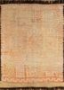 nuray red and orange wool hand knotted Rug - HeadShot nuray red and orange wool hand knotted Rug - HeadShot
