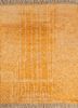 nuray red and orange wool hand knotted Rug - HeadShot