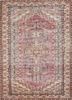 vintage red and orange wool hand knotted Rug - HeadShot vintage red and orange wool hand knotted Rug - HeadShot