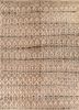 nuray beige and brown wool hand knotted Rug - HeadShot nuray beige and brown wool hand knotted Rug - HeadShot
