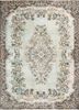 vintage beige and brown wool hand knotted Rug - HeadShot vintage beige and brown wool hand knotted Rug - HeadShot