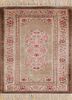 gulmarg beige and brown silk hand knotted Rug - HeadShot gulmarg beige and brown silk hand knotted Rug - HeadShot