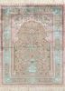 gulmarg gold silk hand knotted Rug - HeadShot