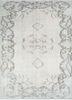 vintage ivory wool hand knotted Rug - HeadShot vintage ivory wool hand knotted Rug - HeadShot
