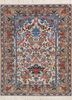 gulmarg ivory wool and silk hand knotted Rug - HeadShot gulmarg ivory wool and silk hand knotted Rug - HeadShot