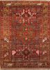 nuray beige and brown wool hand knotted Rug - HeadShot nuray beige and brown wool hand knotted Rug - HeadShot