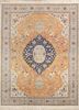 aalam red and orange wool hand knotted Rug - HeadShot aalam red and orange wool hand knotted Rug - HeadShot