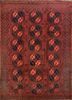 kiaan red and orange wool hand knotted Rug - HeadShot kiaan red and orange wool hand knotted Rug - HeadShot