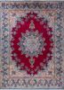 aalam blue wool hand knotted Rug - HeadShot aalam blue wool hand knotted Rug - HeadShot