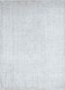 vintage grey and black wool hand knotted Rug - HeadShot