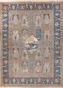 aalam beige and brown wool hand knotted Rug - HeadShot aalam beige and brown wool hand knotted Rug - HeadShot