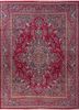 aalam red and orange wool hand knotted Rug - HeadShot aalam red and orange wool hand knotted Rug - HeadShot