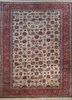 aalam gold wool hand knotted Rug - HeadShot