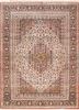 gulmarg ivory silk hand knotted Rug - HeadShot gulmarg ivory silk hand knotted Rug - HeadShot