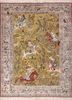 gulmarg grey and black silk hand knotted Rug - HeadShot gulmarg grey and black silk hand knotted Rug - HeadShot