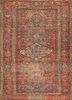 aalam blue wool hand knotted Rug - HeadShot aalam blue wool hand knotted Rug - HeadShot