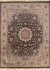 aalam blue wool hand knotted Rug - HeadShot aalam blue wool hand knotted Rug - HeadShot