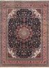 aalam blue wool hand knotted Rug - HeadShot aalam blue wool hand knotted Rug - HeadShot
