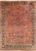 aalam pink and purple wool hand knotted Rug - HeadShot aalam pink and purple wool hand knotted Rug - HeadShot