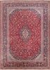 aalam red and orange wool hand knotted Rug - HeadShot aalam red and orange wool hand knotted Rug - HeadShot