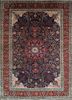 aalam blue wool hand knotted Rug - HeadShot aalam blue wool hand knotted Rug - HeadShot