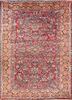 aalam red and orange wool hand knotted Rug - HeadShot aalam red and orange wool hand knotted Rug - HeadShot