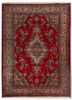 aalam red and orange wool hand knotted Rug - HeadShot aalam red and orange wool hand knotted Rug - HeadShot