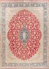 aalam red and orange wool hand knotted Rug - HeadShot aalam red and orange wool hand knotted Rug - HeadShot
