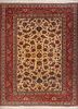 aalam gold wool hand knotted Rug - HeadShot aalam gold wool hand knotted Rug - HeadShot